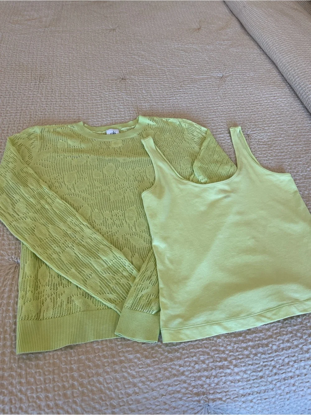 Cabi Summer Sweater #6655 with matching Charm Tank #6749 LIKE NEW Size Small - Picture 3 of 10
